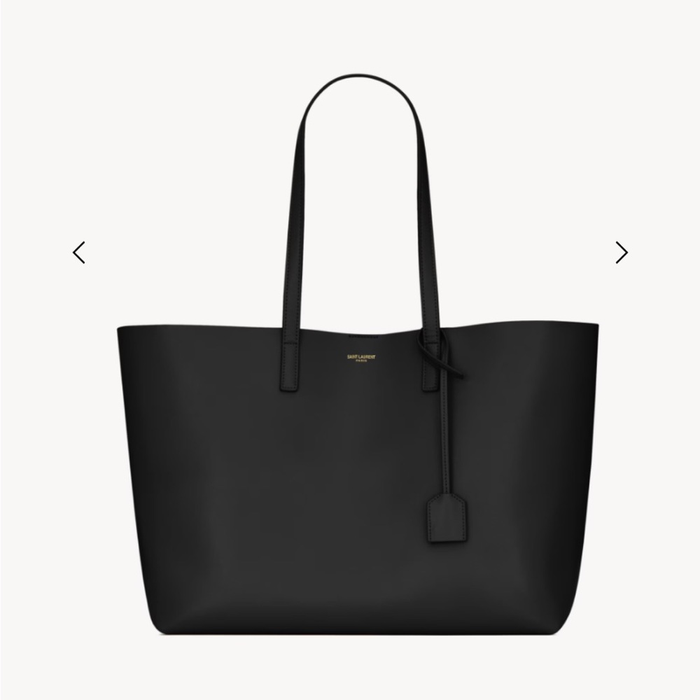 YSL AUTHENTIC LEATHER SHOPPING TOTE